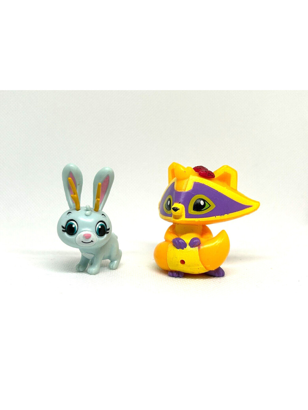 Animal Jams Figures - Lot of 2 - Racoon - Pony Bunny